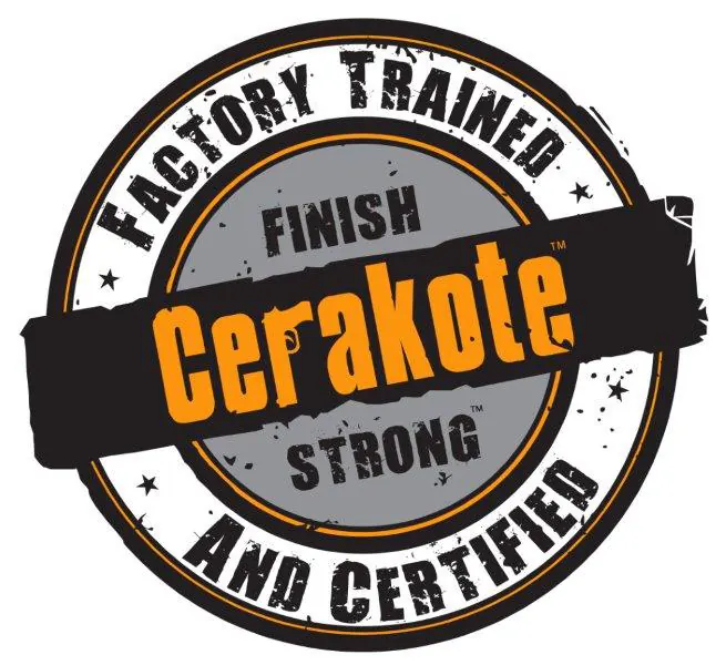 Certified Cerakote applicator mark used by Chandler Tactical.